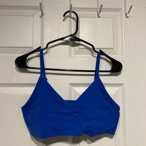Aritzia Blue Strappy Bralette
